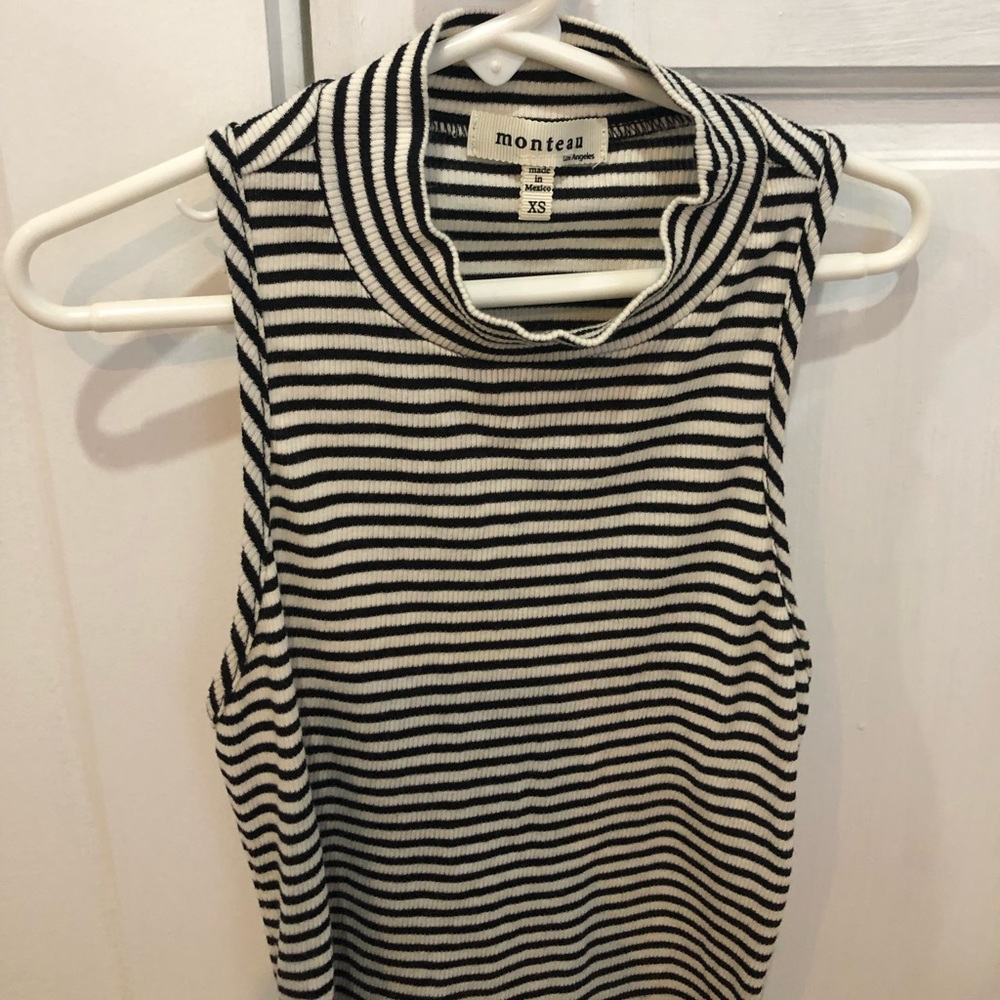 B&w striped tank - Picture 3 of 3
